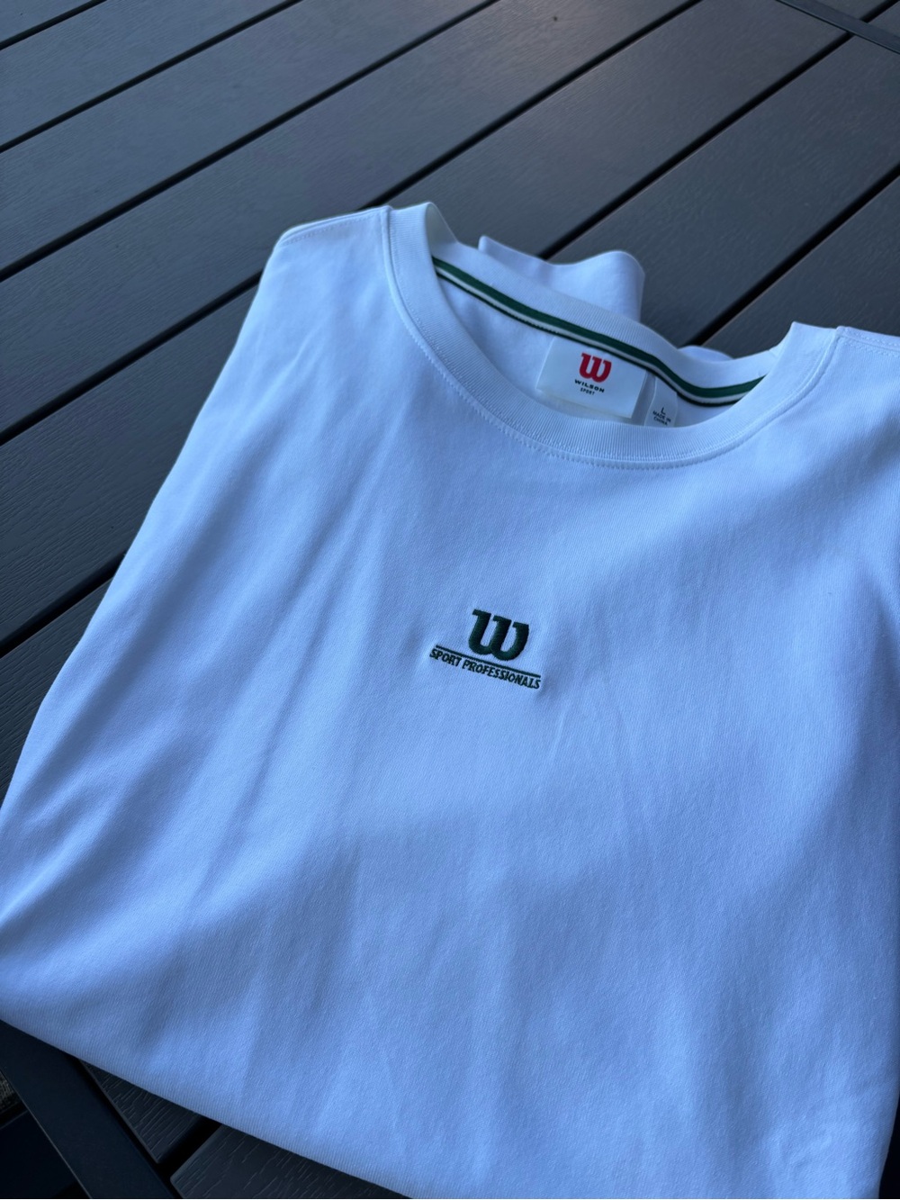 Wilson White Long-Sleeve